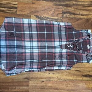 Women's Plaid Sleeveless Dress